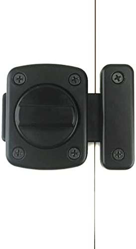 Perno giratorio cerradura de puerta cerradura de puerta cerradura de puerta de seguridad, negra