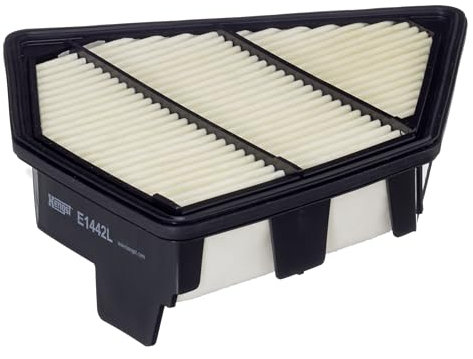HENGST Air Filter Type E1442L - Air Filter Insert for Cars - Air Filter Car, Car Spare Parts, Car Air Filter, Air Filtration Automotive, Diesel Engine, Petrol Engine