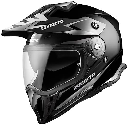 Bogotto V331 Enduro Helm, schwarz, XL