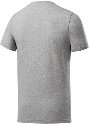 Reebok Herren Gs Reebok Linear Read Tee, Mgreyh, FP9162, Gr. XL
