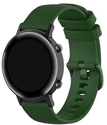 Silikon Armband Kompatibel mit Huawei Watch GT / GT2 42mm 46mm / GT3 42mm 46mm, (22mm) for GT /GT2 46mm/GT3 46mm, Silikon