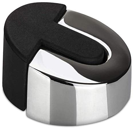 2 x SOTECH Bodentürstopper JEAN Chrom poliert Ø 45 mm Höhe 25 mm Türstopper für Bodenmontage