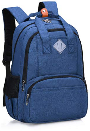 HOPYOCK-Schulrucksäcke für Jungen Mädchen Kinder, Multi-Tasche Kinderrucksäcke mit Reflektierendem Entwurf, Länge Jungen Mädchen Büchertaschen Grundschule oder Gymnasium für Alter 6-18