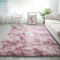 Teppiche für Wohnzimmer Shaggy Teppich Wohnzimmer Flauschig Teppiche Schlafzimmer Modern Langflor Wohnzimmer Teppiche Hochflor Teppiche teppich anti rutsch unterlage (Lila weiß, 185 * 185 cm)