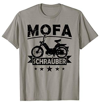 Mofa Schrauber Moped Mofafahrer Mofa Roller Zweitakt 25 km/h T-Shirt