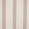 Kt KILOtela - Garngefärbter Canvas-Stoff, Dekostoff Halbpanama, Leichte Bezüge, Kissen, Tischdecken, Gardinen, Vorhänge, 100 cm Länge x 280 cm Breite, Französische Streifen, Granatrot - 1 Meter