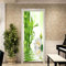 Türtapete Selbstklebend 3D 77X200 Bambus Lotus Türtapete Selbstklebend Türposter Fototapete Türfolie Poster Tapete 3D Türaufkleber Diy Türbild
