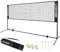 LARMNEE Badminton Netz, 3 m Volleyballnetz, Federballnetz, 3-Fach-Höhenverstellbar 107/120/155cm, Tragbares Set für Tennis, Badminton oder Volleyball, für Garten, Indoor, Outdoor EHS03BN02