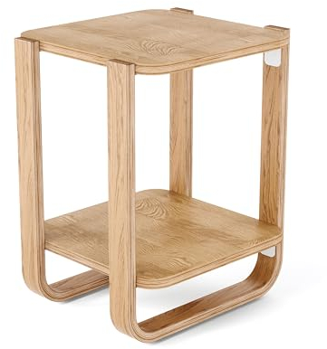 Umbra Bellwood Beistelltisch, Moderner Couchtisch und Nachttisch aus Bugholz, Natur, One-Size
