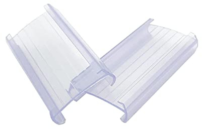 JIHUOO 30 Pcs Plastic Wire Shelf Label Holders Metro Shelving Label Clips Book Shelves Label Holders for Wire Shelving