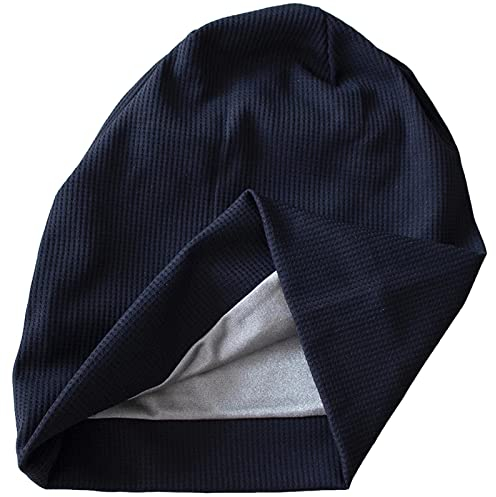 EMF Schutz Beanie Cap, Faraday Hut, Mikrowelle Strahlung Blocking Stretch Schädel Kappe, 5G RF WiFi Blocker, Unisex Anti-Strahlung Kappe,Schwarz