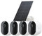 Arlo Pro 5 WLAN Überwachungskamera aussen mit Solar, 2K UHD, 4er Set Weiß, Verbesserte Farbnachtsicht, 160° Blickwinkel, 2-Wege Audio, mit Secure Plan Testzeitraum