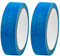 2 Rolls Blue Premium Masking Tape,Painters Tape Masking Tape Sharp Lines 25mm X 20M Indoor Decorating Tape Writable Artist Painting Tape Adhesive Crafts Painters Tape for Painting and Decorating