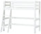 Hoppekids ECO Luxury Mittelhochbett 70x160 cm, schräge Leiter, Weiß