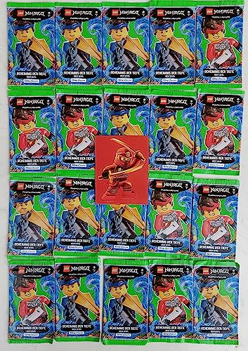 Ninjago Trading Card Cards Serie 7 Next Level Game 20 Booster = 100 Karten + 1 Ninja Kai Aufkleber