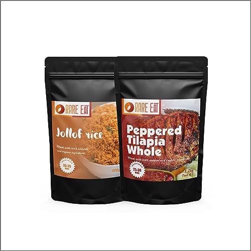 Nigerian Jollof Rice + Peppered Tilapia Whole | Serves 4