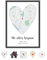 OWLBOOK® Personalisierte Geschenke für Frauen Männer | Geschenk für Ihn Sie | Partner Geschenke zum Valentinstag Jahrestag | Valentinstagsgeschenke | Wo alles begann | Bild optional mit Rahmen
