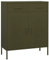 Somanki Armario de Almacenamiento, Aparador Cocina, Mueble Comedor, Aparador Comedor, Vitrinas Y Aparadores, Mueble Aparador, Acero Verde Oliva 80x35x101,5 cm