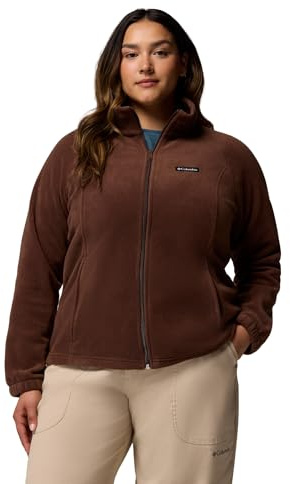 Columbia Benton Springs für Damen mit durchgehendem Reißverschluss, Tabak, XXL