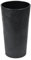 Tymar Pflanzsäule, Blumentopf hoch innen, Pflanzkübel,Blumenkübel Gross, Übertopf (Beton Schwarz ; ø 14 cm)