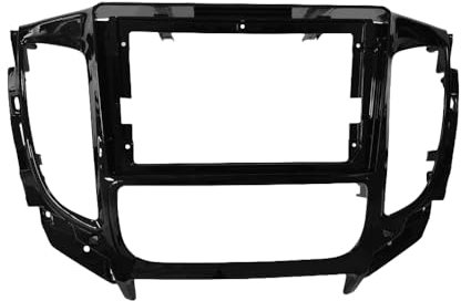 Autoradio Radioblende Doppel 9-Zoll-Autorahmen-Blendenadapter/Passend for Mitsubishi Triton L200 2015-2019 Android Radio Audio Dash Fitting Panel Kit Autoradio Radioblende Doppel(AT Frame)