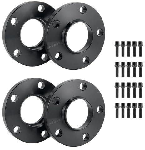 Set Distanziatori Distanziali E Bulloni Hubcentric In Lega 2x15mm/2x20mm 66,6mm 5x112mm Per A5 Distanziali Mozzi Auto