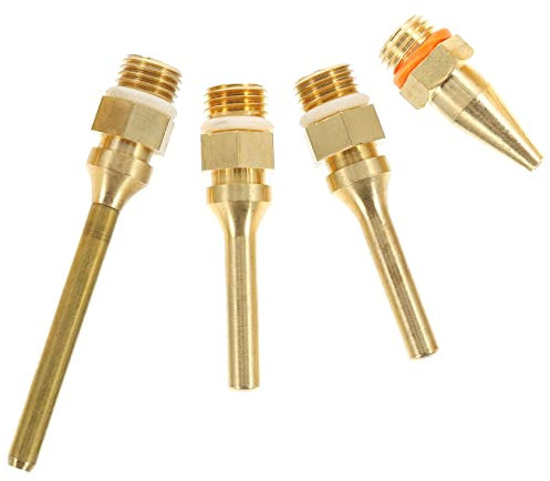 Angoily 4pcs Glue Sprayer Nozzle Accessories Interchangeable Glue Sprayer Tip for Hot Melting for Craft Projects and DIY Hobbies