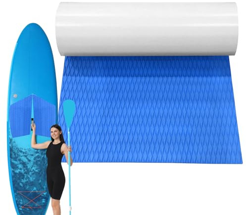 Surfbrett Traktionspad, 120 X 30 cm Bodenbelag Für Boot Selbstklebend Eva Schaum, Traction Pad Surfboard, Rutschfester Selbstklebender Bodenbelag, Zuschneidbare Eva-Schaumplatte