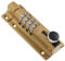 NUOBESTY Cerradura de Combinación para Puerta de Seguridad Pestillo Deslizante Resistente para Puertas de Madera y Exteriores Mecanismo para Mayor Protección