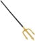 BESPORTBLE Lightweight Devil Pitch Fork Prop for Halloween Cosplay for Masquerade Parties and Costume Decorations Black