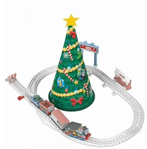 Thomas & Friends Motorised Motor Christmas Train Set with Track and Tree