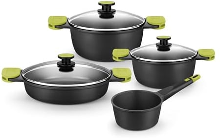 Batería de cocina 7 piezas Foodie