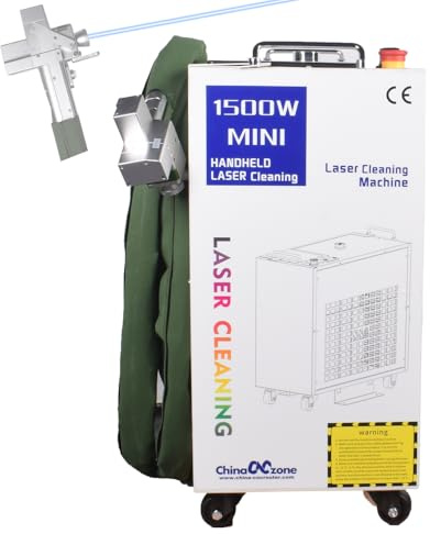 Laser Cleaning Machine 1500W/2000W/3000W Single Pendulum Rust Removal Cleaning Oil Paint for Metal Cleaning Width 300mm Rust Removing Machine Laser Cleaner Machine (1500W)
