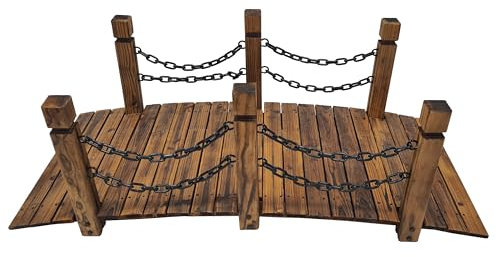 abc HOME | Gartenbrücke | Tannenholz | 150 cm L