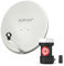 DUR-line MDA 60 Hellgrau - Digiatale 1 Teilnehmer Satellitenschüssel Komplett-Anlage mit +Ultra Single - LNB [Camping, Astra 19,2°, DVB-S/S2, Full HD, 4K, 3D]