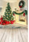 YongFoto 2x3m Vinyl Foto Hintergrund Weihnachten Innenausstattung Weihnachtsbaum Kamin Socking Fotografie Hintergrund für Fotoshooting Fotostudio Requisiten