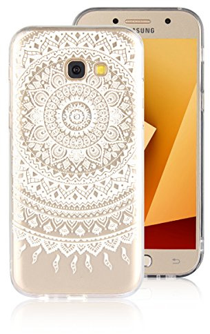 Eximmobile Maya Silikon Case für Samsung Galaxy A3 (2017) Handyhülle in Weiss Schutzhülle Cover | Handytasche Silikonhülle Tasche Hülle