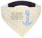 Mr. & Mrs. Panda Hundehalstuch L Anker Blau - Geschenk, Halstuch Hund, Bandana Für Große Rassen, Hundeschal Modern, Hundetuch Mit Muster, Gute Laune,