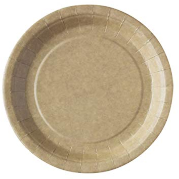 Générique 50 Assiettes Kraft 23CM BIODÉGRADABLES
