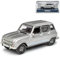 Renautl R4 GTL 5 Türer Silber Grau 1961-1992 H0 1/87 Norev Modell Auto
