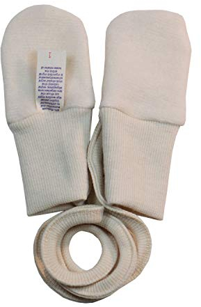 Cosilana Baby Fleece Handschuhe 60% kbT Schurwolle, 40% Bio Baumwolle (1, Natur)