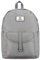SEVENTEEN LONDON Moderner und eleganter Schulrucksack Notting Hill im klassischen Stil – perfekt für einen Laptop bis zu 15,6 Zoll, grau, L