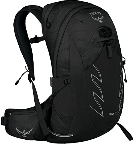 Osprey Talon 22 Wanderrucksack für Männer Stealth Black - S/M
