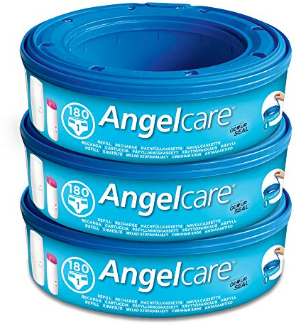 Angelcare Windeleimer Nachfüllpack Plus 3er Pack für Windeleimer Comfort, Comfort plus, Captiva und Deluxe