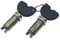 KIT SERRATURE 2 CILINDRETTI + 2 CHIAVI CIF COMPATIBILE CON PIAGGIO ZIP SP 50 2001 2004