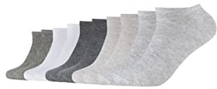 s.Oliver Unisex Sneakersocken Baumwolle Herren und Damen kurze Socken Vorteilspack 10er Pack 39/42 white mouliné mix