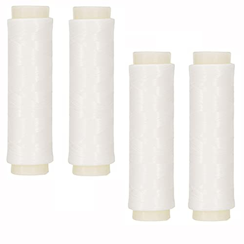 ANCLLO 4Pcs Nylon Linea Da Pesca 0.15mm Morbido Ad Alta Resistenza Perline Filo di Mare Attrezzatura Da Pesca Accessorio 200m