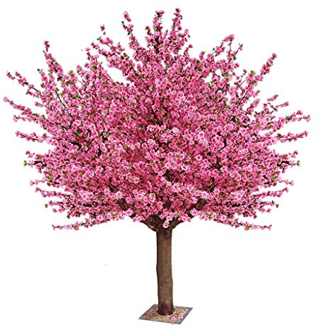 OPYTR Kunstpflanzen Künstliche Peach Tree Große Simulation Pflanze Baum Gefälschte Kirschbaum Wishing Tree Peach Dekoration Künstlich (Größe : 100 * 150cm)