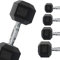 G5 HT SPORT Professionelle gummierte sechseckige Hantel von 1 bis 50 kg | Gewichtheben im Fitnessstudio oder Home Gym | Ergonomischer Rutschfester Griff | einzeln verkauft (5 kg)