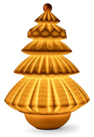 LLADRÓ Weihnachtsbaumlampe aus Porzellan, Weihnachtsschmuck aus Porzellan.